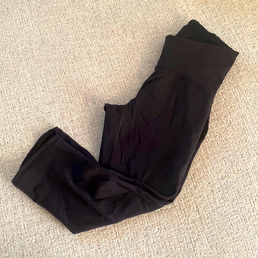 Lululemon Train Time leggings. Black. Size 2